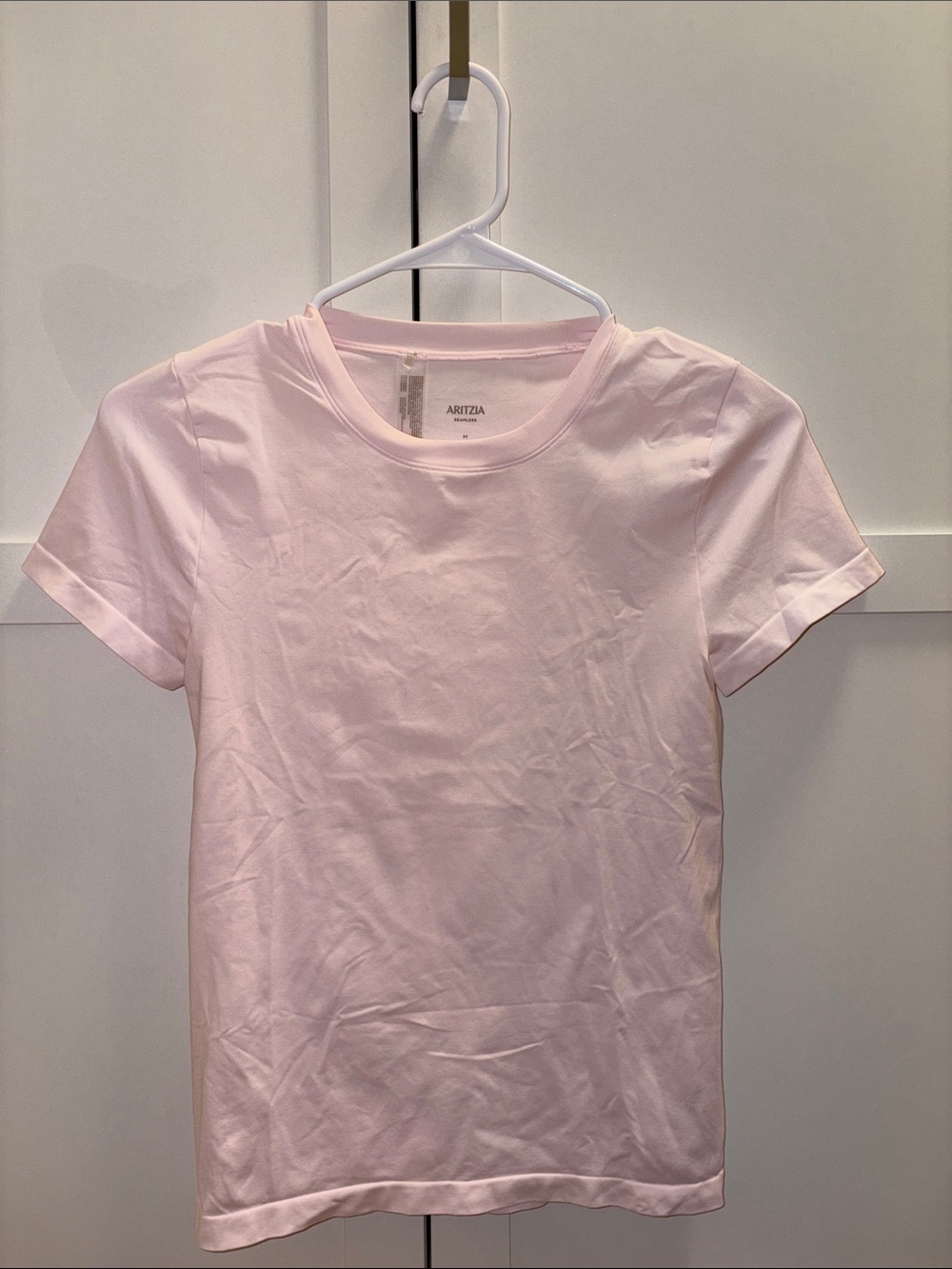 Aritzia Short Sleeve Tee - Pale Pink